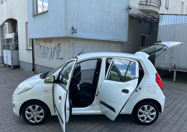 Hyundai i10 cena 14800 przebieg: 148000, rok produkcji 2012 z Płock małe 232